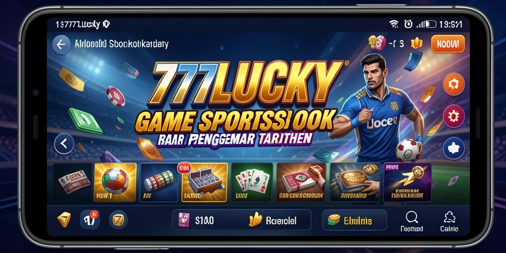 Tampilan gameplay Sportsbook yang menarik di 777LUCKY.