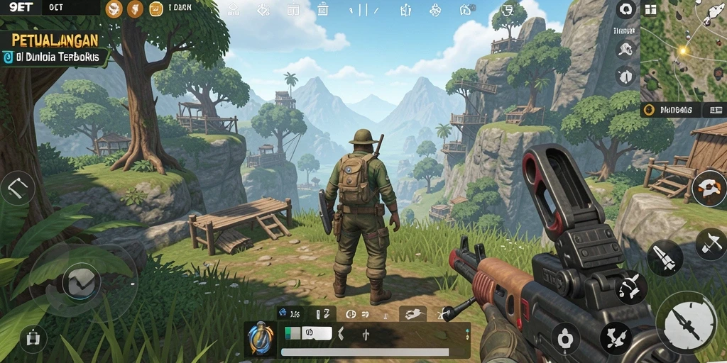 Gameplay seru dan eksploratif di dunia <strong>9ET</strong> yang luas.