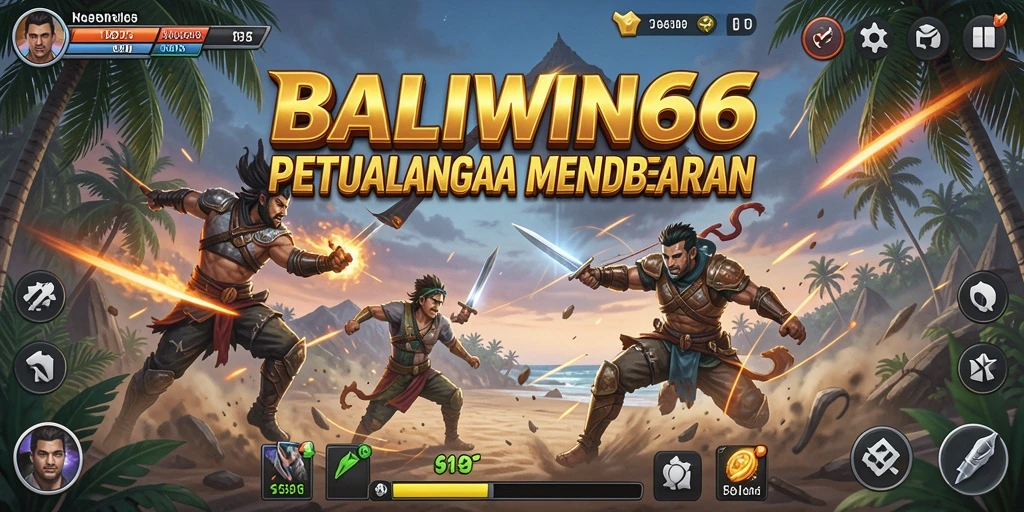 Tampilan gameplay seru dan mendebarkan di BALIWIN66.