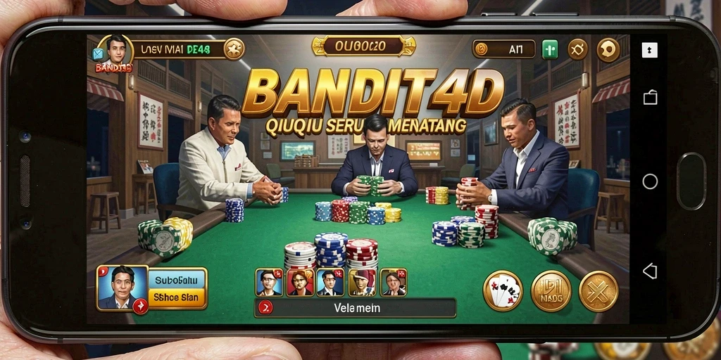 Tampilan gameplay QiuQiu yang seru dan menantang.