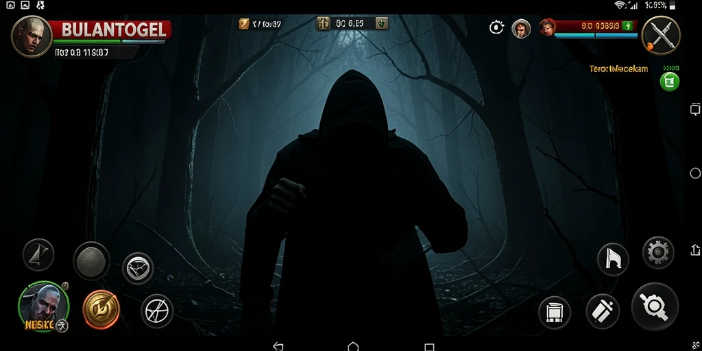 Screenshot menampilkan momen menegangkan dalam BULANTOGEL.