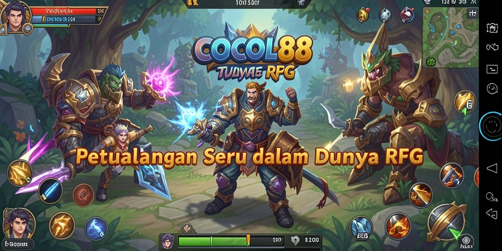 Screenshot gameplay COCOL88 dengan aksi pertarungan yang seru.