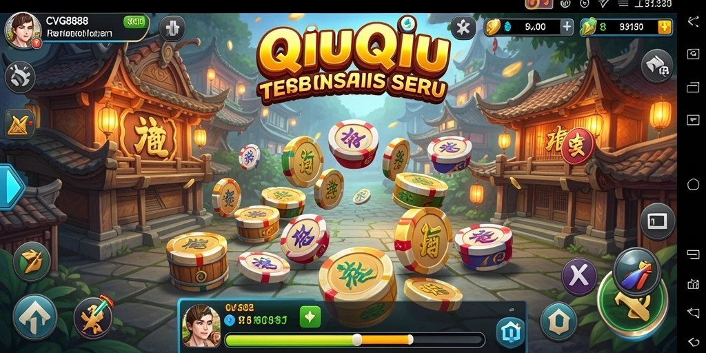Screenshot CVG8888 menampilkan intensitas permainan QiuQiu yang memukau.