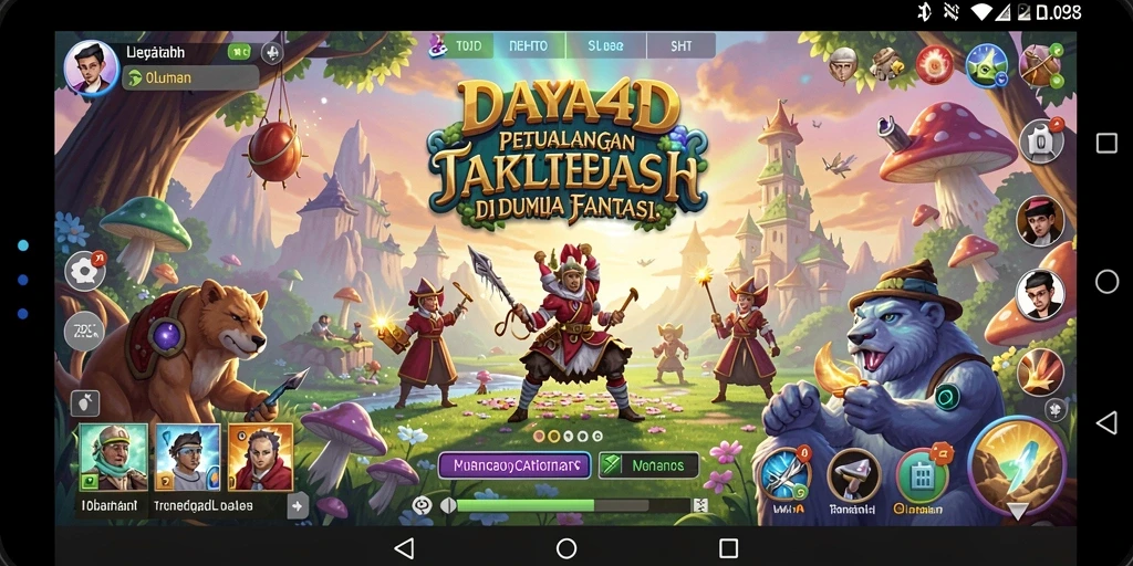 Screenshot gameplay DAYA4D menampilkan aksi petualangan yang mendebarkan.