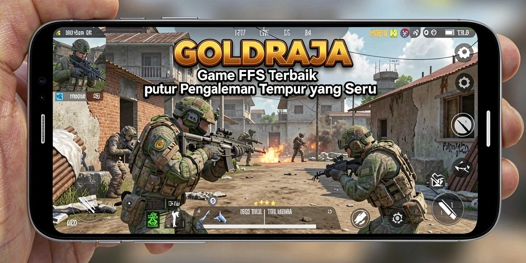 Gameplay menarik dari GOLDRAJA yang menampilkan pertempuran intens.