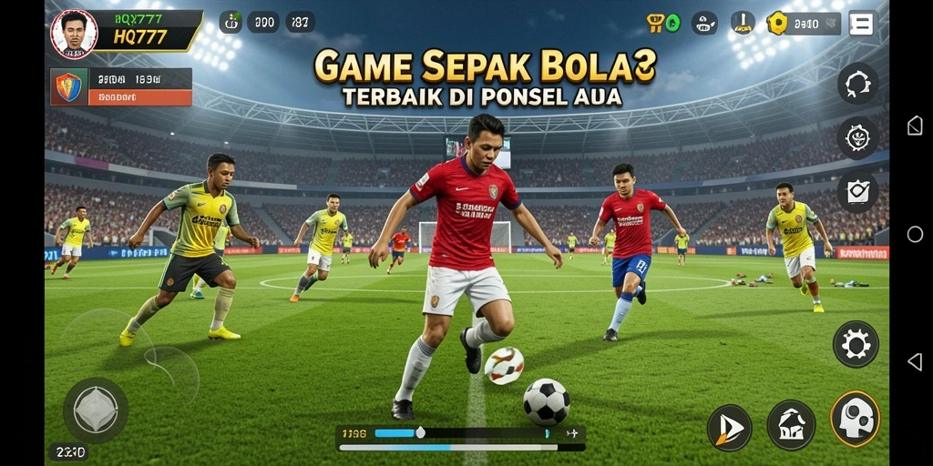 Gameplay HQ777 yang seru dan mendebarkan saat pertandingan berlangsung.