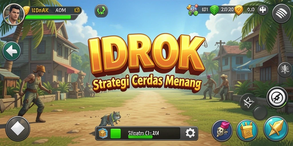 Tampilan gameplay strategis di IDROK yang menantang.