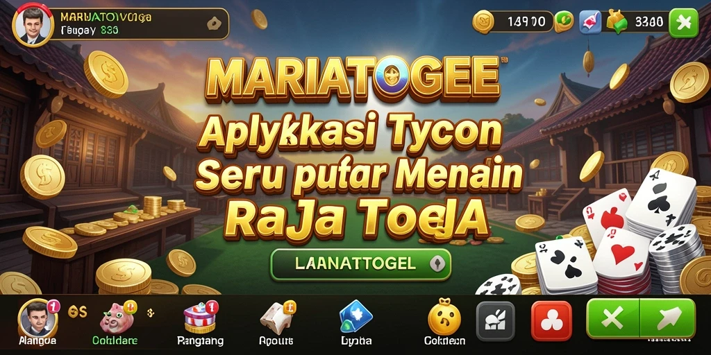 Screenshot gameplay MARIATOGEL menampilkan momen seru dari mengelola kerajaan togel.