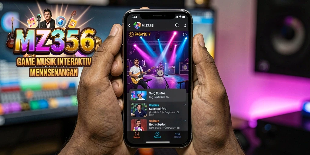 Tampilan gameplay MZ356 yang seru dan interaktif dengan berbagai musik.
