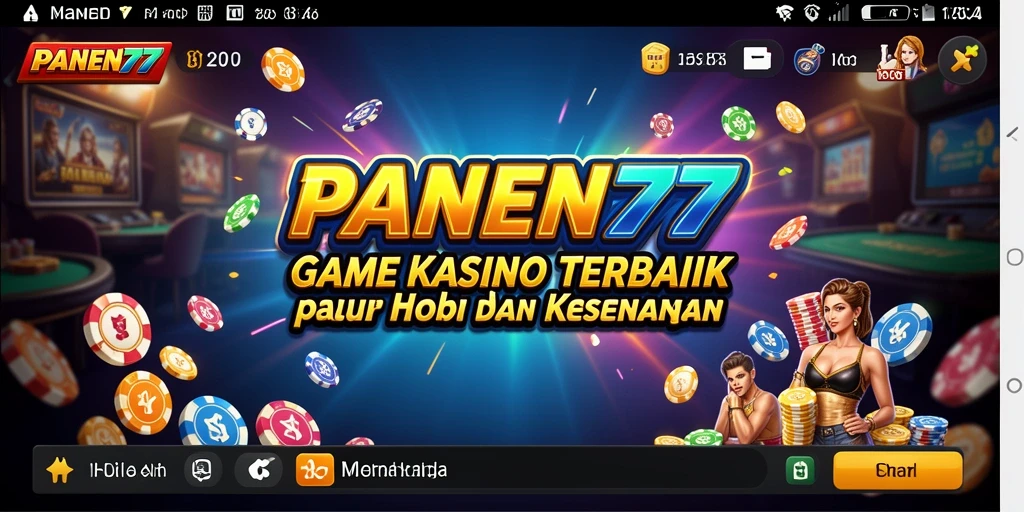 Tampilan menarik dan gameplay yang seru dalam PANEN77.