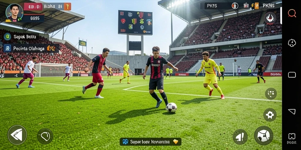 Tampilan menarik dari gameplay PK95 yang mendebarkan.