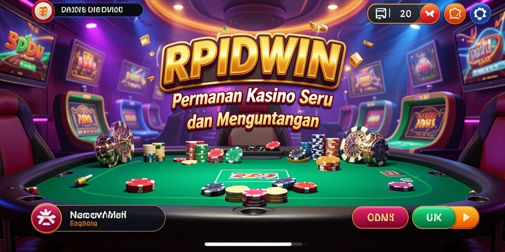 Tampilan gameplay RPIDWIN yang menakjubkan dalam dunia Kasino.