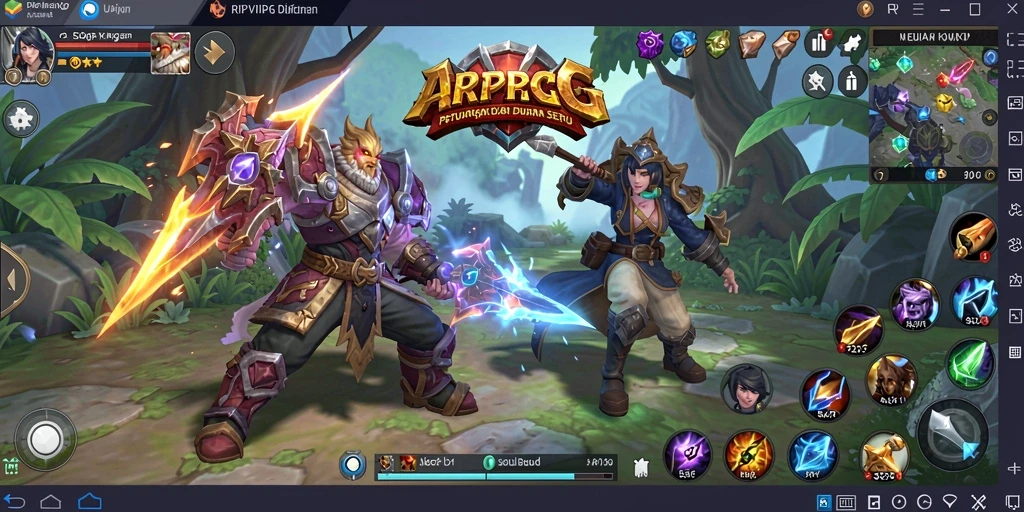 Gameplay menarik dan seru di RPVIP6 yang penuh aksi ARPG.