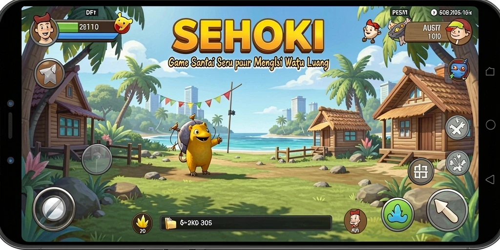Screenshot SEHOKI menampilkan keseruan gameplay santai dengan grafik menarik.