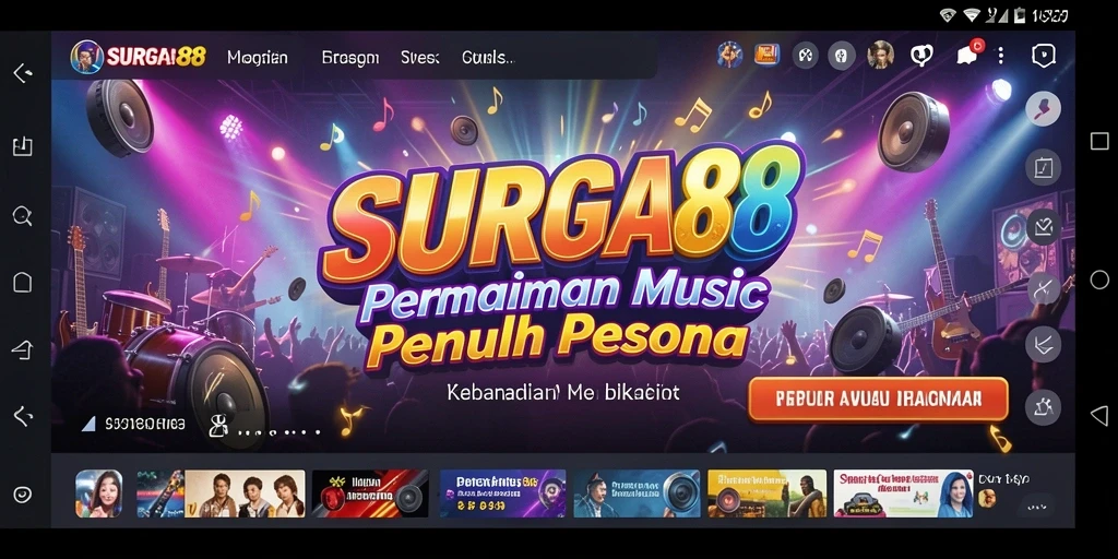 Tampilan gameplay SURGA88 yang menarik dan penuh warna.