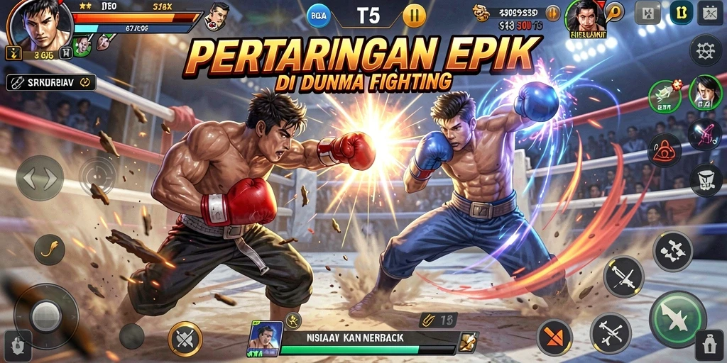 Gambaran gameplay T6 dengan pertarungan seru dan karakter yang dinamis.