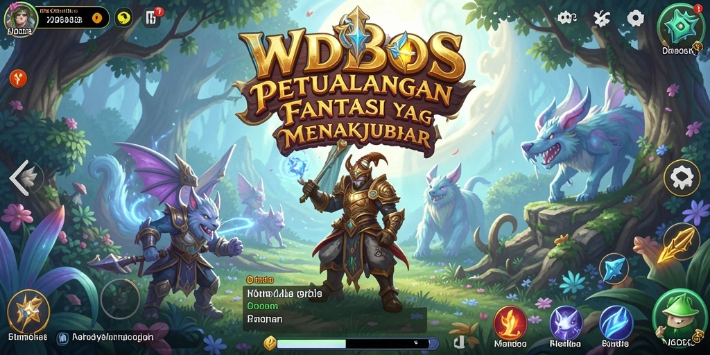 Tampilan gameplay RPG yang mendebarkan dari WDBOS.
